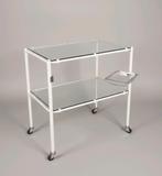 Industriele vintage trolley medische dokters kar Oostwoud, Ophalen of Verzenden