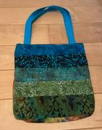 Batik Patchwork handgemaakte tas/ tote bag, Ophalen of Verzenden, Nieuw, 30 cm of meer, 35 tot 55 cm