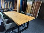 Natuurhouten eettafels, 100 tot 150 cm, Eikenhout, Ophalen of Verzenden, Vijf personen of meer