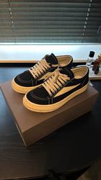 Rick Owens Vintage Low Canvas Black Milk, Kleding | Heren, Verzenden, Zwart, Sneakers of Gympen, Rick owens