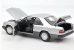 Mercedes Benz 300 CE-24 Coupe 1990 Zilver 1/18 NOREV 183880, Verzenden, Nieuw, Auto, Norev