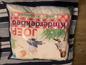 4 seizoenen kinderdekbed 120x150cm beschikbaar voor biedingen