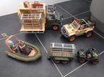 Schleich Wild Life Safari truck, jeep, boot en quad met aanh, Ophalen of Verzenden, Zo goed als nieuw