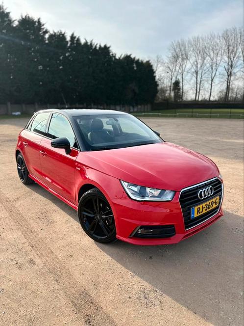 Audi A1 1.0 Tfsi 2018 S Line Rood NL NAP, Auto's, Audi, Bedrijf, A1, ABS, Airbags, Airconditioning, Bluetooth, Bochtverlichting