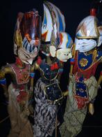 3 oude wayang golek poppen, Verzamelen, Poppen, Ophalen, Gebruikt, Pop