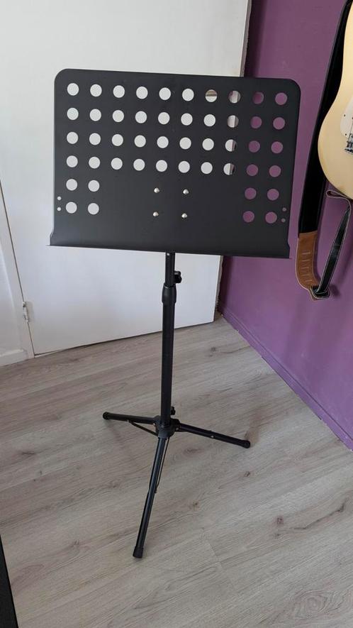 Muziekstandaard lessenaar, Muziek en Instrumenten, Standaards, Zo goed als nieuw, Ophalen