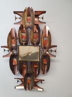M A Spencer 1976 Copper art Clock, Ophalen, Koper