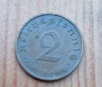 1939- Deutsches Reichspfennig 2, Postzegels en Munten, Ophalen of Verzenden, Duitsland, Losse munt