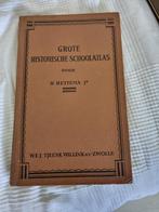 H. Hettema jr.    Grote Historische Schoolatlas 1947, Boeken, Atlassen en Landkaarten, Gelezen, Overige atlassen, Ophalen of Verzenden