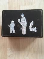 Antiek Japans lakdoosje, Antiek en Kunst, Ophalen of Verzenden