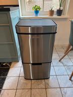Homra Nexo Afvalemmer RVS 72 Liter (48+12+12 Liter), Ophalen, Gebruikt, 40 liter of meer, Rvs