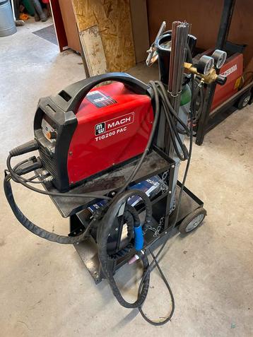 TIG Lasapparaat - MW MACH TIG200 PAC met kar zonder fles beschikbaar voor biedingen