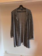 Zwart/wit lang vest/jasje van via appia due maat 52, Kleding | Dames, Grote Maten, Zwart, Trui of Vest, Ophalen of Verzenden, Zo goed als nieuw