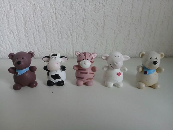 Dierenfiguurtjes Set - Beer, Koe, Tijger, Schaap, Kinderen en Baby's, Speelgoed | Overig, Ophalen of Verzenden