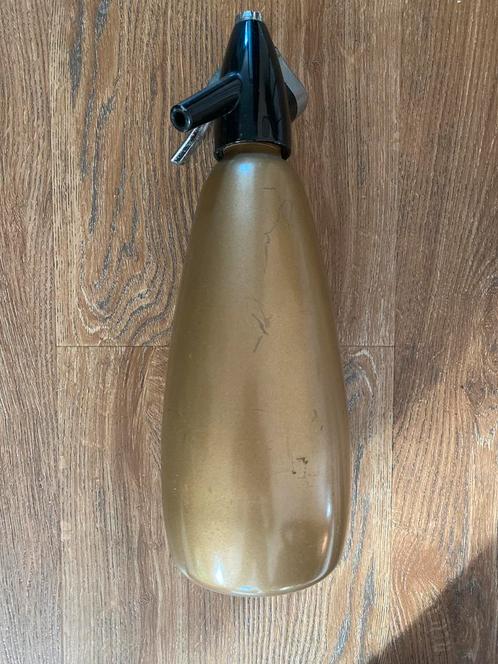 Vintage Gouden Sifonfles - Keukenbenodigdheden Antiek Stuk, Antiek en Kunst, Antiek | Keukenbenodigdheden, Ophalen of Verzenden