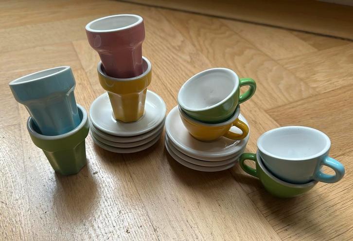servies koffiekopjes en schotels, Kinderen en Baby's, Speelgoed | Educatief en Creatief, Gebruikt, Ontdekken, Ophalen of Verzenden
