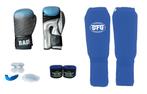 Kickboks set blue voor tieners, Sport en Fitness, Vechtsporten en Zelfverdediging, Nieuw, Overige, Maat XS of kleiner, Vechtsportbescherming