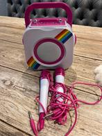 Kinder Karaoke set met Bluetooth, Audio, Tv en Foto, Karaoke-apparatuur, Ophalen, Zo goed als nieuw, Complete set