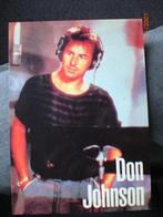 kaart Don Johnson, Verzamelen, Ophalen of Verzenden, 1980 tot heden, Ongelopen, Sterren en Beroemdheden