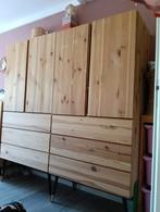 2x IKEA Ivar Kledingkast Hang/Leg + Ladeblok, Ophalen, Gebruikt, 25 tot 50 cm, 50 tot 100 cm