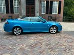 Saab 9-3 cabriolet automaat 2009 leer 220.000km 209pk blauw, 1998 cc, Beige, Cabriolet, Leder