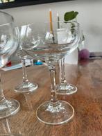 5 mooie cocktailglazen kristal, Ophalen of Verzenden, Zo goed als nieuw, Overige typen