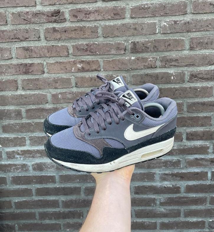 Nike Air Max 1 Thunder Grey, Kleding | Heren, Schoenen, Zo goed als nieuw, Sneakers of Gympen, Overige kleuren, Ophalen of Verzenden