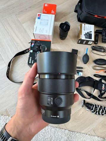 Sony 85mm f/1.8 FE – Krasvrij + UV Filter + Doos beschikbaar voor biedingen