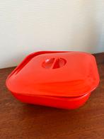 Vintage Mepal Koekentrommel - Rood Melamine Jaren 70, Ophalen of Verzenden