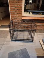 Adori Bench Met 2 Schuifdeuren Zwart - Hondenbench - 76x53x6, Dieren en Toebehoren, Hondenhokken, Ophalen, Zo goed als nieuw, 75 tot 110 cm