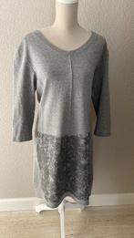 Jurk Grijs Maat M van Transfer, Zo goed als nieuw, Knielengte, Grijs, Transfer
