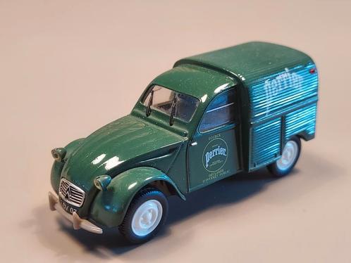 Citroën 2cv  AZU Fourgonette Perrier 1:43 Norev, Hobby en Vrije tijd, Modelauto's | 1:43, Gebruikt, Auto, Norev, Ophalen of Verzenden