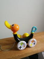 Trekeend met geluid, Kinderen en Baby's, Ophalen of Verzenden, Gebruikt, Duw- of Trekspeelgoed