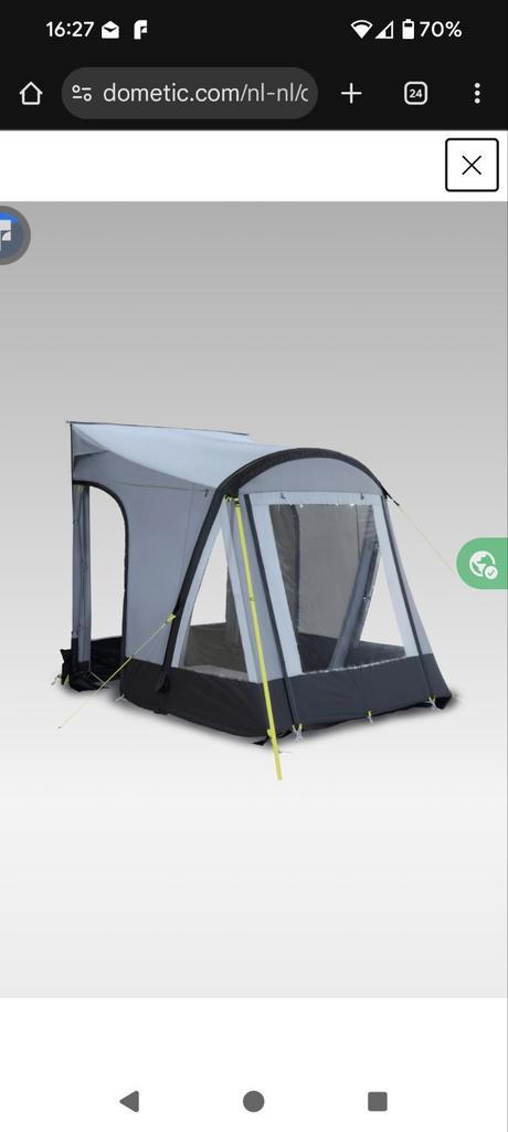Dometic Leggera Air 260s, Caravans en Kamperen, Voortenten en Luifels, Nieuw, Dometic, Ophalen