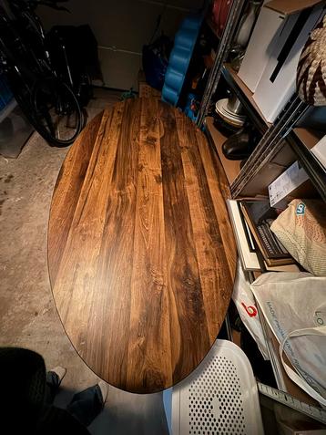 Ovale Eettafel - 200x100x80 cm beschikbaar voor biedingen