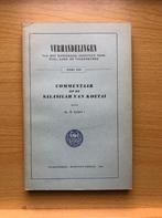 Commentaar op de kroniek van Kutai, Boeken, Ophalen of Verzenden, Gelezen, W. Kern