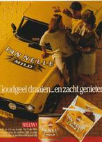Retro reclame 1979 Van Nelle goudgele shag met auto, Verzenden, Overige typen