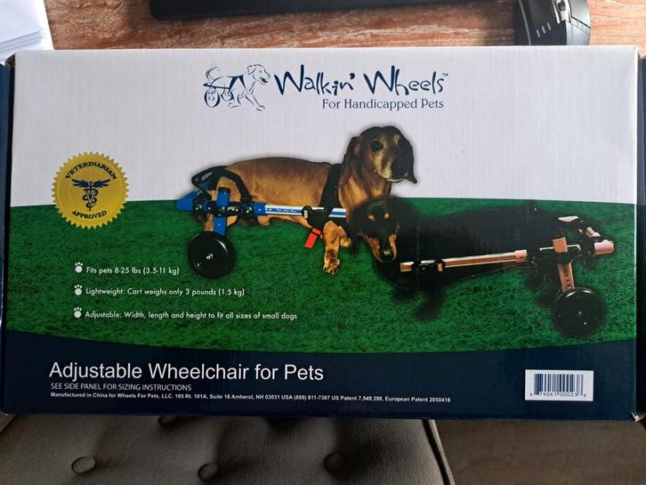 Hondenrolstoel - Walkin' Wheels, Dieren en Toebehoren, Honden-accessoires, Zo goed als nieuw, Ophalen of Verzenden