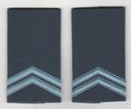 Set rang Korporaal Klu (Kon Luchtmacht) (grijsblauw), Ophalen of Verzenden, Luchtmacht, Nederland, Embleem of Badge