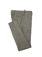 PT01 €399 Wol Stretch Prince of Wales Ruit Pantalon 56 IT, Kleding | Heren, Broeken en Pantalons, PT01, Ophalen of Verzenden, Grijs