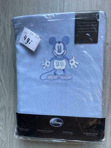 Disney Mickey dekbedovertrek vintage flanel 140x200 nieuw beschikbaar voor biedingen