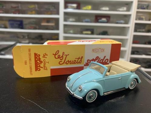 5150: Volkswagen kever cabriolet - 1950 - Solido 1:43, Hobby en Vrije tijd, Modelauto's | 1:43, Zo goed als nieuw, Auto, Solido