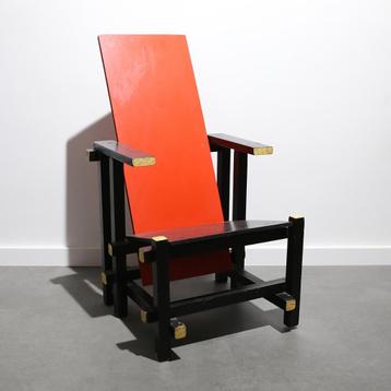 GERRIT RIETVELD, zeldzame kinderstoel, 1970s beschikbaar voor biedingen