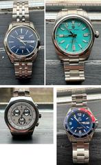 5 horloges te koop, Staal, Polshorloge, Ophalen of Verzenden, Zo goed als nieuw