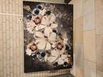 Groot bloemen schilderij 160x120, Ophalen of Verzenden, Zo goed als nieuw
