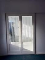 Schuifdeur met glas, Doe-het-zelf en Verbouw, Deuren en Horren, Ophalen, Gebruikt, 120 cm of meer, Binnendeur