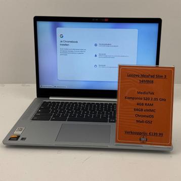 Lenovo IdeaPad Slim 3 Chrome 14M868 Laptop | MediaTek  Kompa beschikbaar voor biedingen