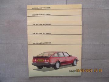 Rover SD1 1982  -- 1 Bladzijde folders . !! beschikbaar voor biedingen