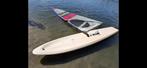 Tiga vintage windsurfplank compleet met giek, mast en zeil, Watersport en Boten, Ophalen, 300 cm of meer, Met vin(nen), Zeil