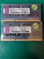 8GB (2x4GB) DDR3 PC3-10600 2RX8 1333Mhz Kingston, 1333mhz, Ophalen of Verzenden, Laptop, Zo goed als nieuw
